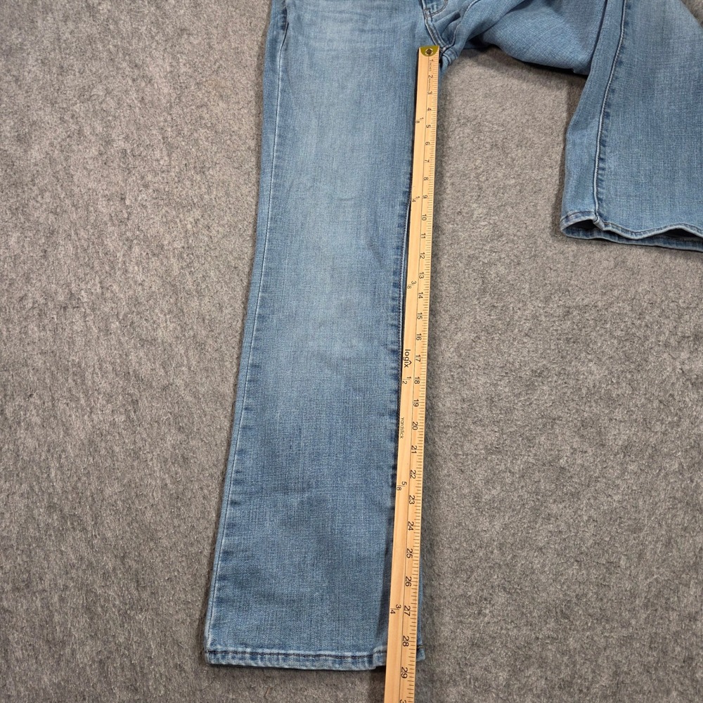 Levis 715 Bootcut Jeans Womens 28x29 Light Wash Denim Mid Rise 18885-0080 - Picture 9 of 12